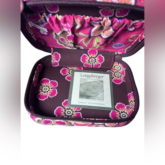 Longaberger NEW 2010 Mother's Day Keepsake Case Pretty in Pink Quilted fabric - Picture 8 of 13